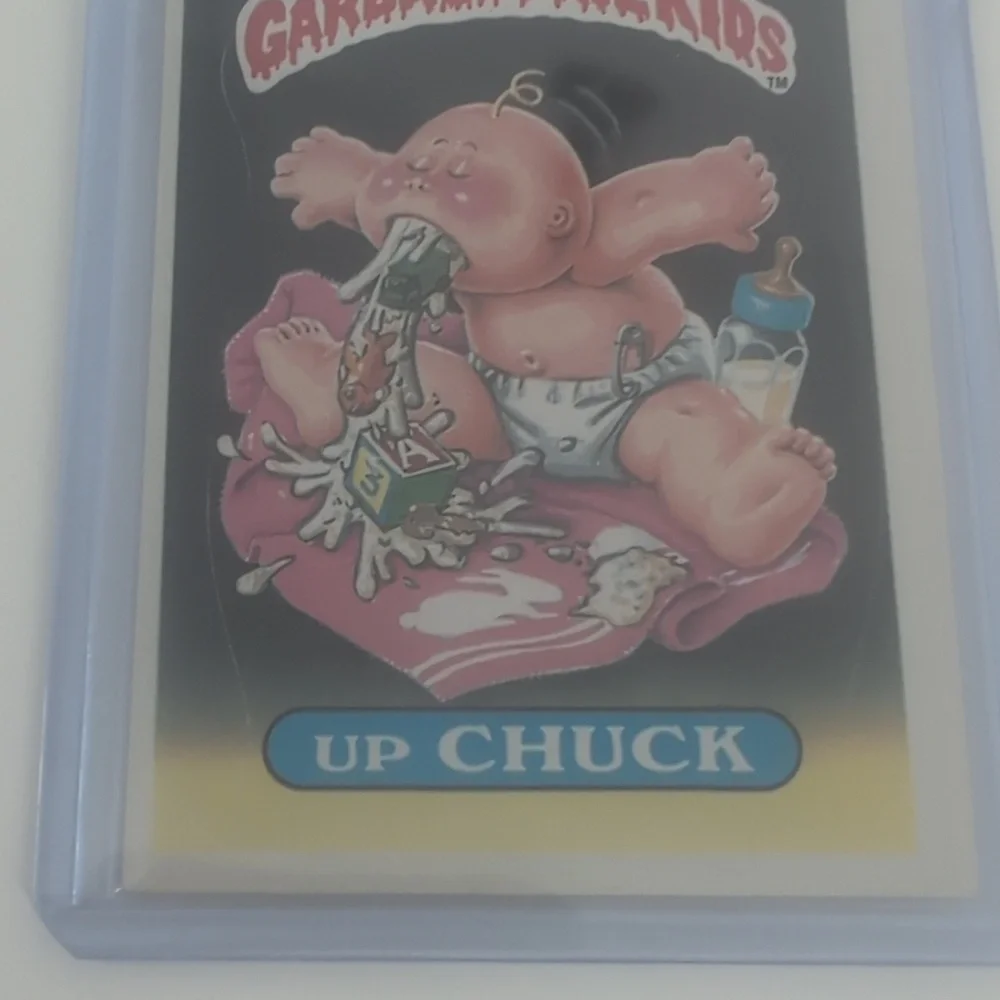 Up Chuck Series 1 Garbage Pail Kid Trading Card Excellent Condition !